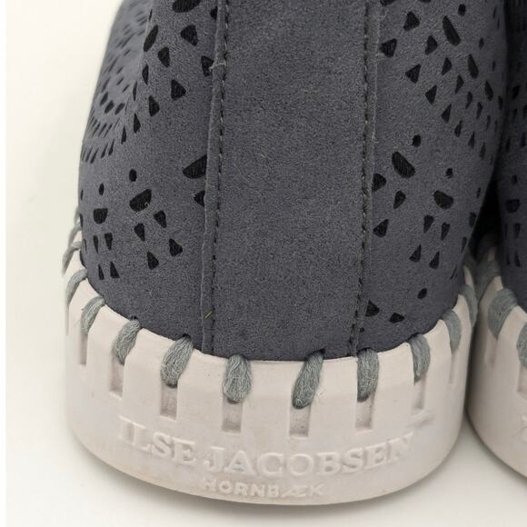 ILSE Jacobsen Tulip 139 Perforated Slip-On Sneaker Women's Blue Size US8 EU38 - Picture 9 of 14